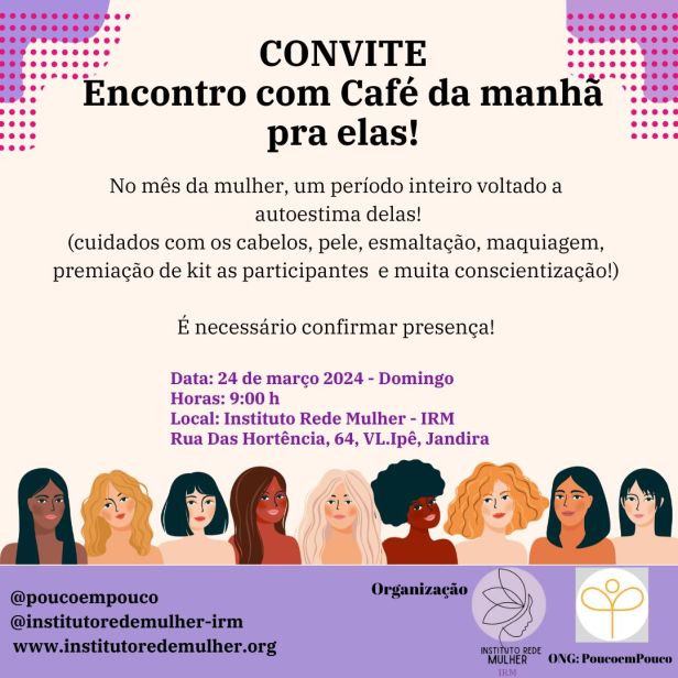 Um dos sentimentos  fundamentais à mulher é a Autoestima. Esse sentimento diz respeito às mais diversas áreas de nossa vida, nossa aparência física, nossas habilidades, qualidades e defeitos. Se sentir bem é o começo de tudo. 